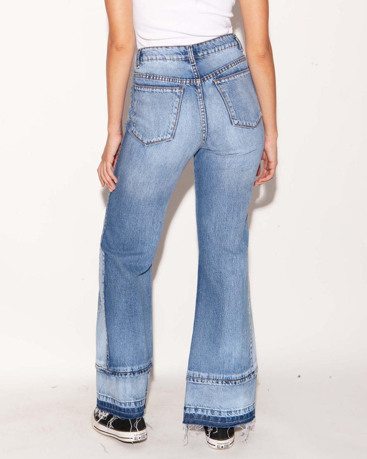 Jeans Flare Ella celeste