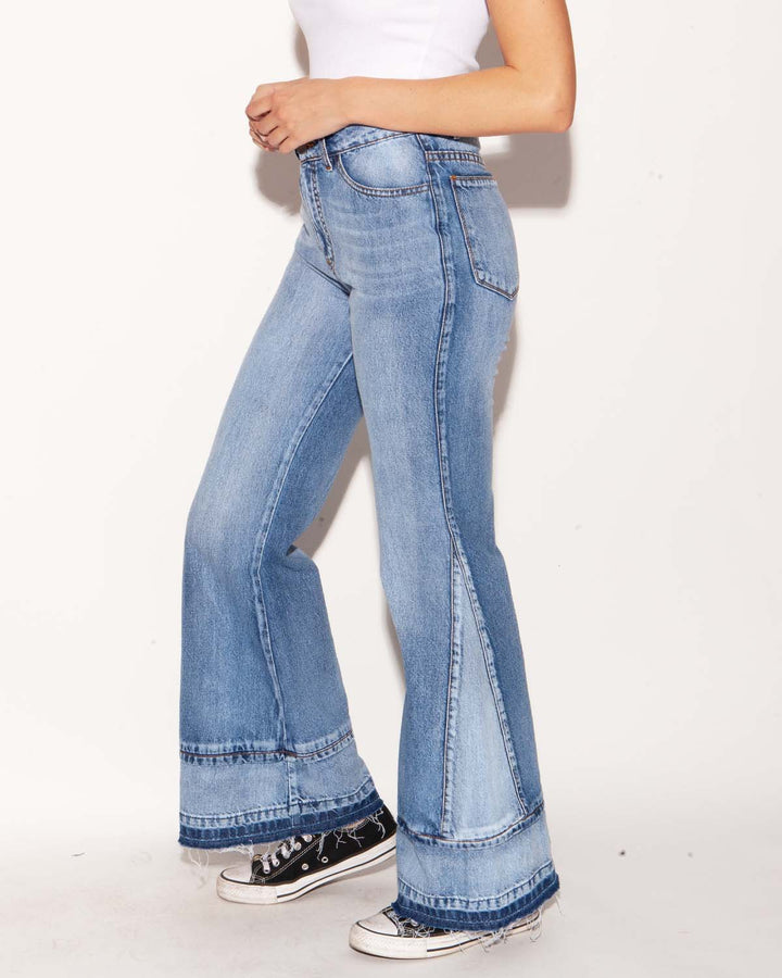 Jeans Flare Ella celeste