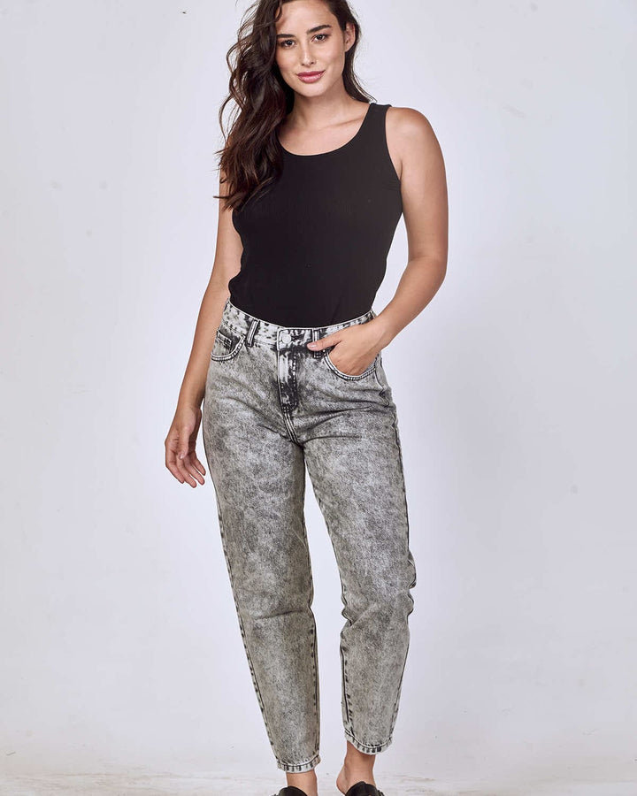 Jeans  Mom  Olivia Gris