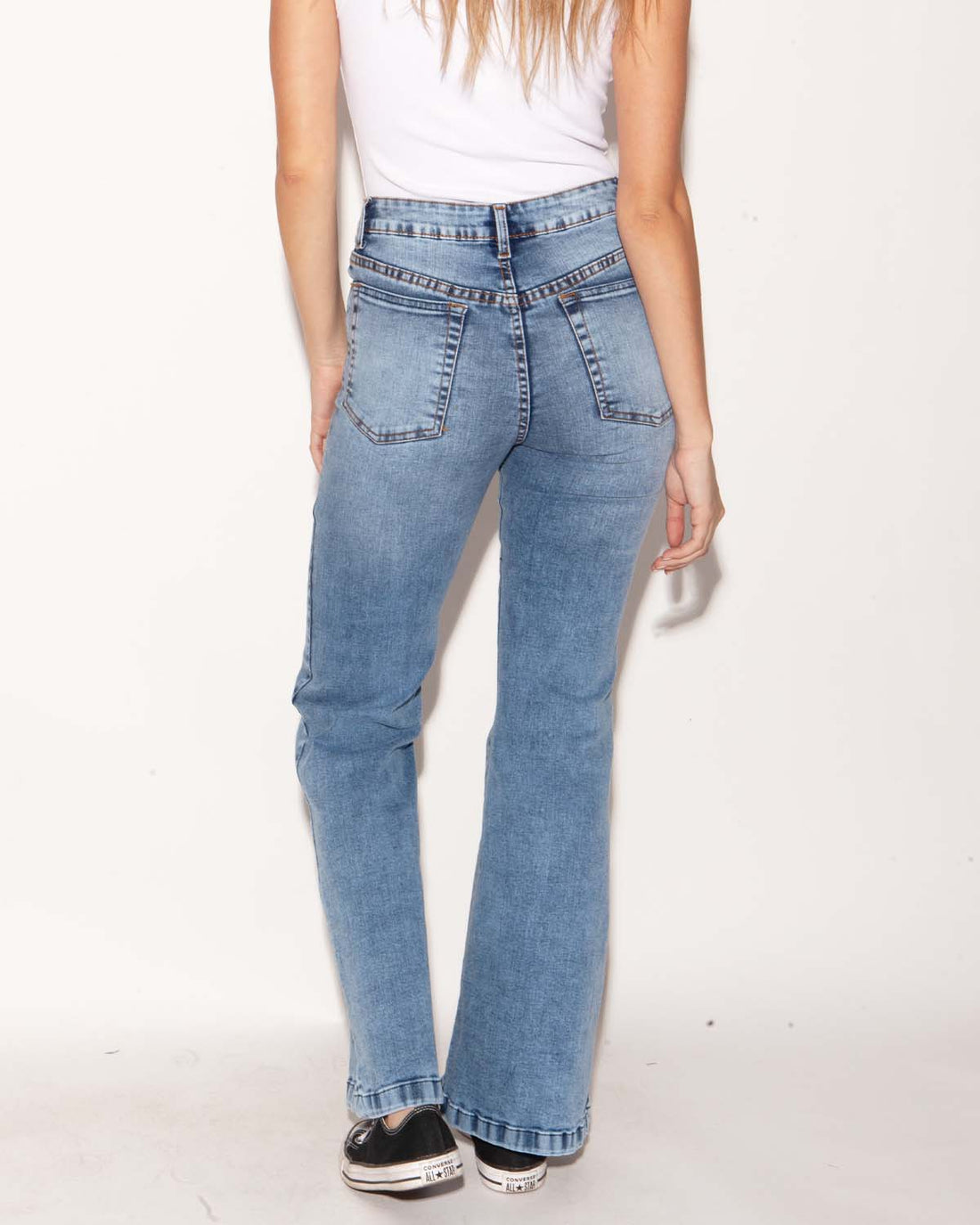 Jeans Flare Pepa Celeste