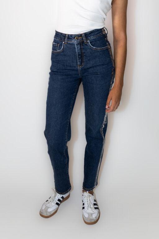 Jeans Tokio Franja Plateada