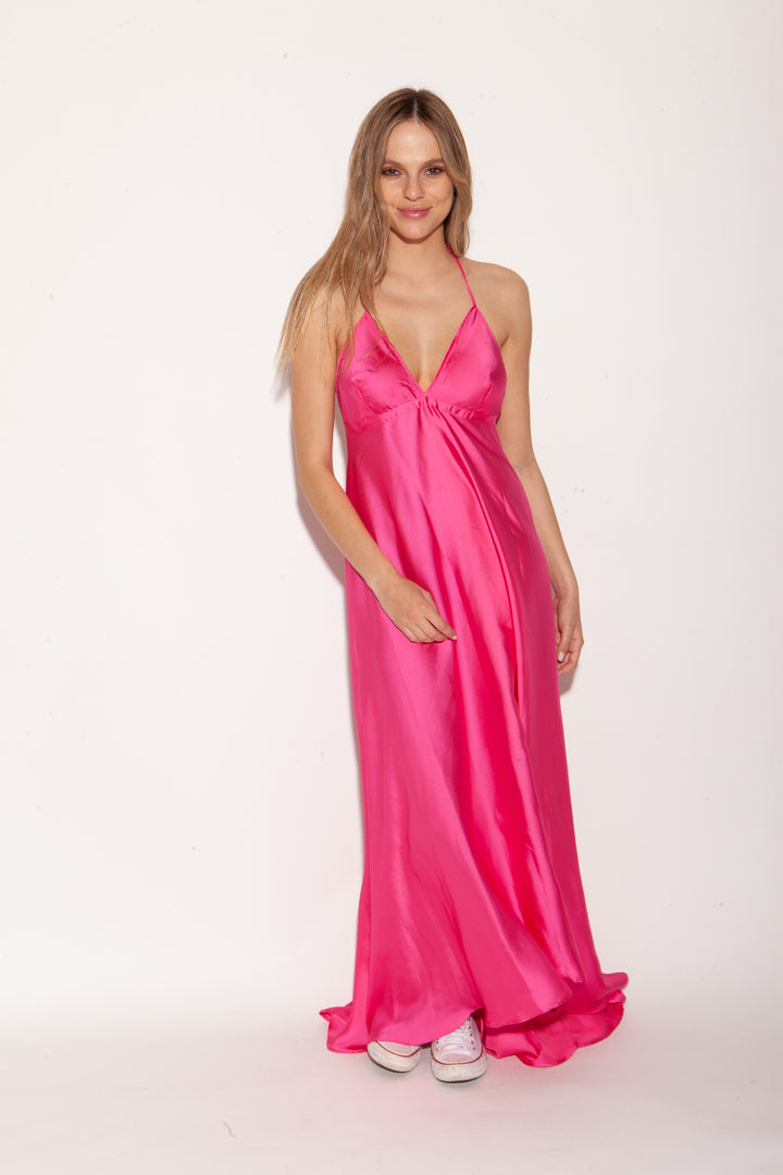 Vestido lia fucsia