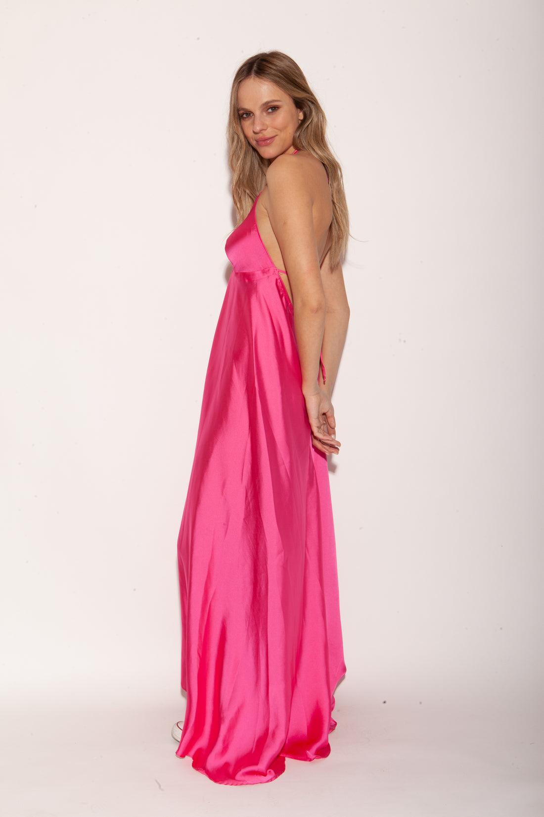 Vestido lia fucsia