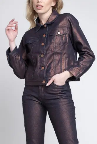 Chaqueta Metalizada Cobre